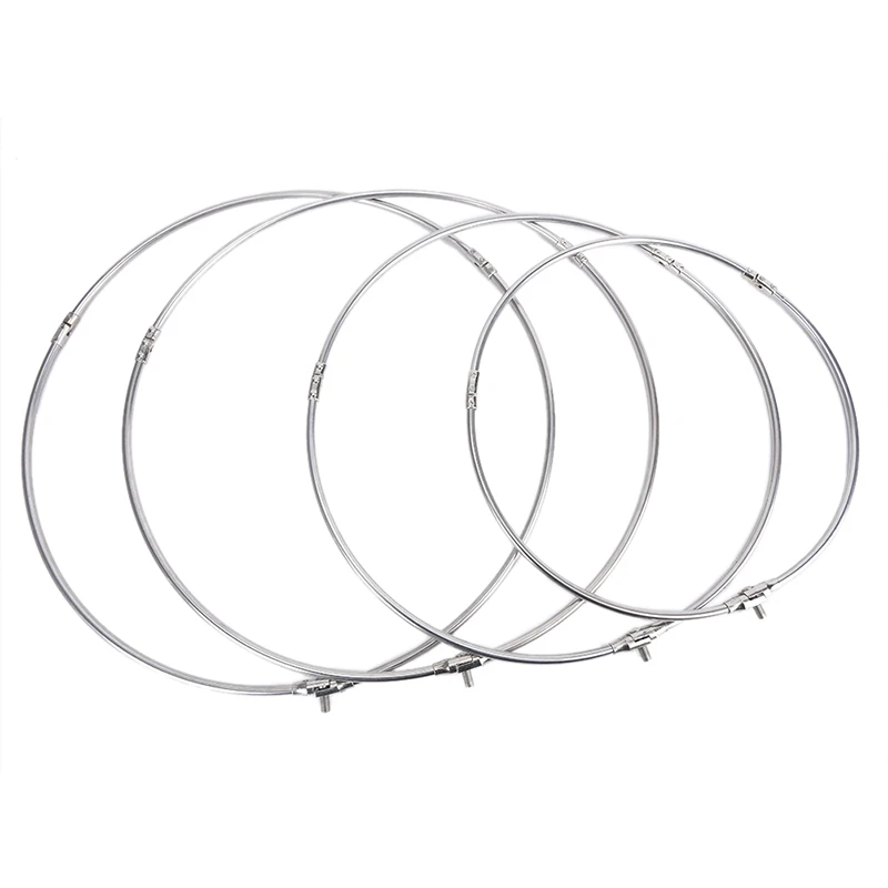 Fishing Net Stainless Steel Fishing Folding Net Brail Head Round Dipnet Tackle Accessory