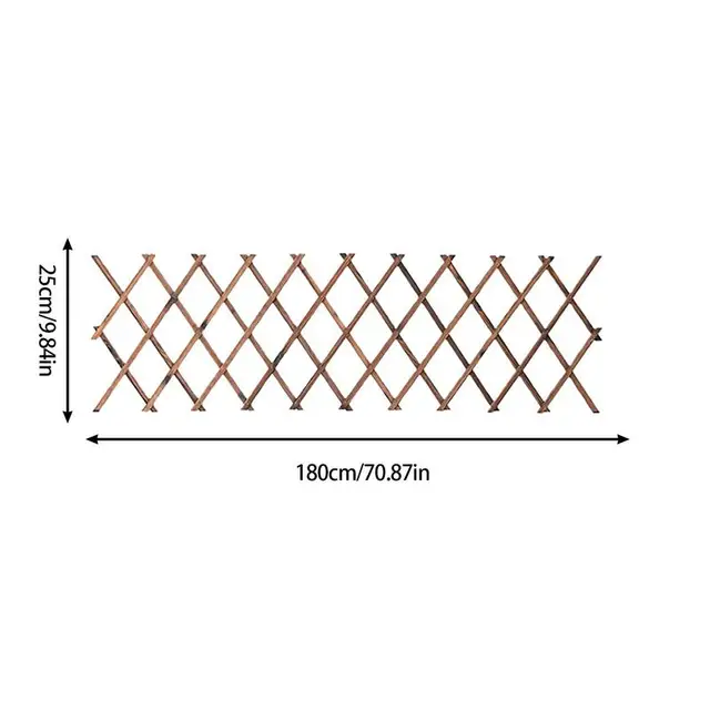 Kerti Rácsos Mászó Növények Kibővíthető Fa Kültéri Dekoratív Függőleges Állvány - Image 6