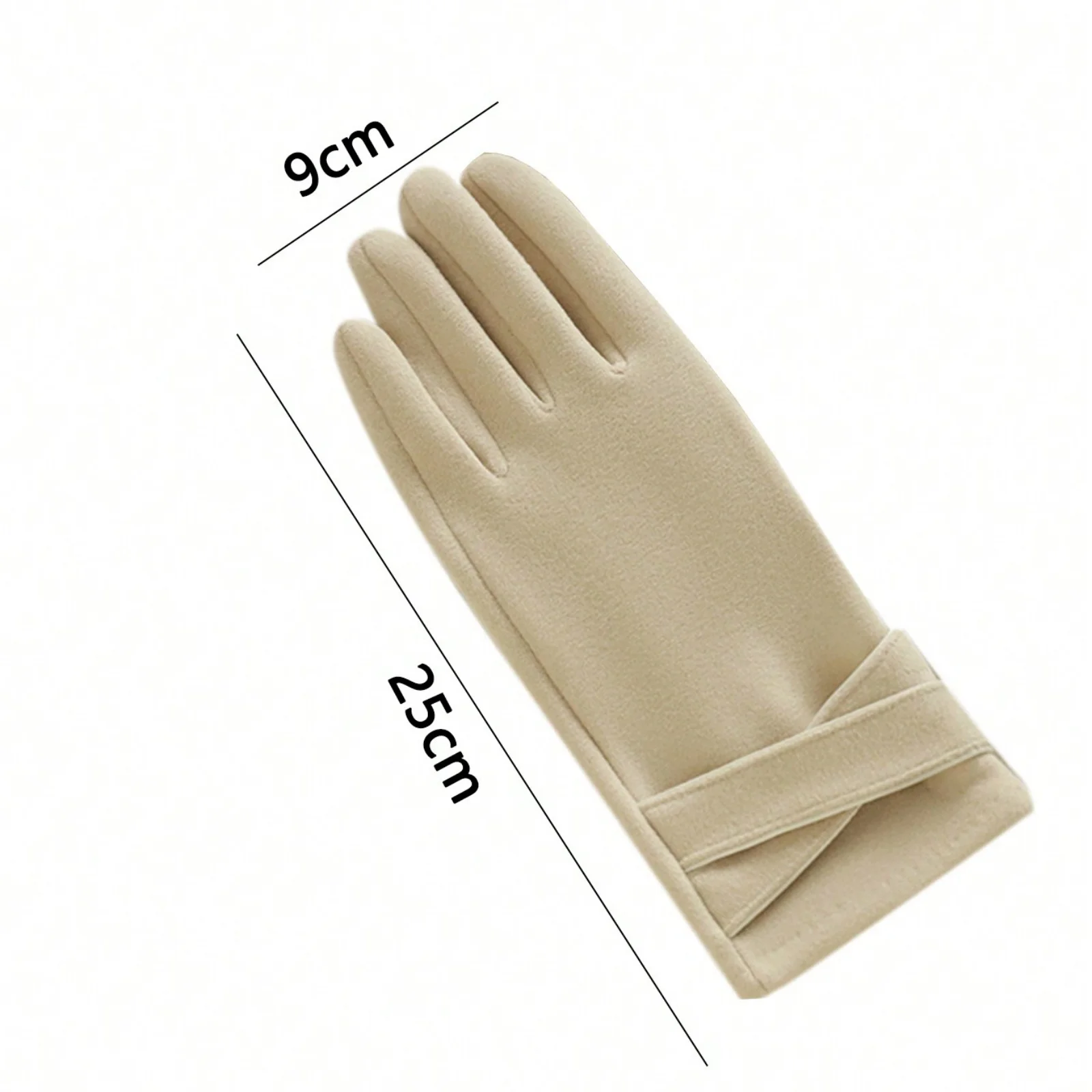 2PCS Beige Suede Gloves&Clutch Set, Stylish Cross-Strap Evening Accessories, Soft Touch Fashion Gloves,Elegant Party Handbag Set
