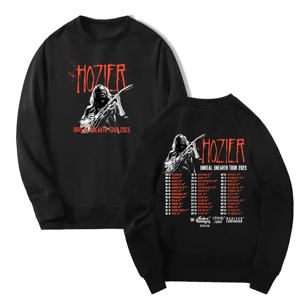 

Hozier Unreal Unearth Tour Sweatshirt Pop Singer Merch Crewneck Long Sleeve Streetwear Fashion Autumn Women Men Casual Clothes