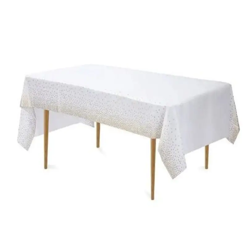 Disposable Tablecloth For Party Wedding Decor Happy Birthday Decoration 137*274cm party disposable tableware