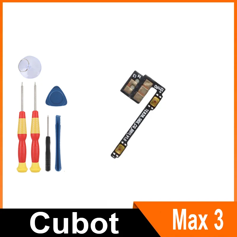 For Cubot Max 3 Phone /Volume Cable,Fingerprint Button Cable ,Coaxial Signal Cable,side Button,Mobile Phone Accessoriesle
