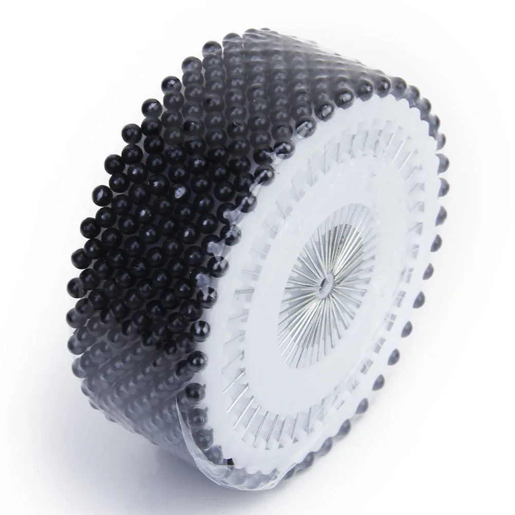 480Pcs 블랙 핀 38mm 녹슬지 않는 스틸 슬림 핀 바느질용 크로스 자수 웨딩 파티 졸업 파티용