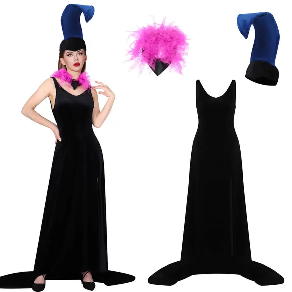 Disfraz de Anime Yzma para mujer, vestido de fiesta, trajes de Halloween de  dibujos animados para mujer, emperador, nuevo Groove Cos - AliExpress, image size:960x960
