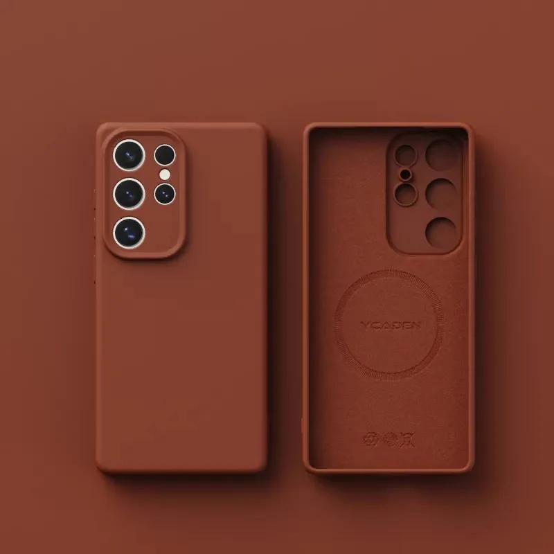Enhanced Liquid Silicone Magnetic Phone Case - Soft Protective Cover