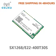 

SX1268 LoRa rf Module 433MHz 30dBm 10km Long Distance UART SMD IPEX/Stamp-hole Wireless Transceiver Receiver E22-400T30S1B