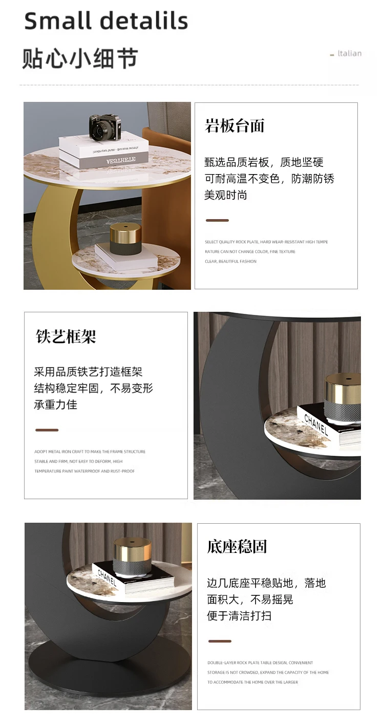 Designer Nordic Coffee Table Luxury Modern Industrial Aesthetic Computer Coffee Table Writing Computer Couchtisch Furniture