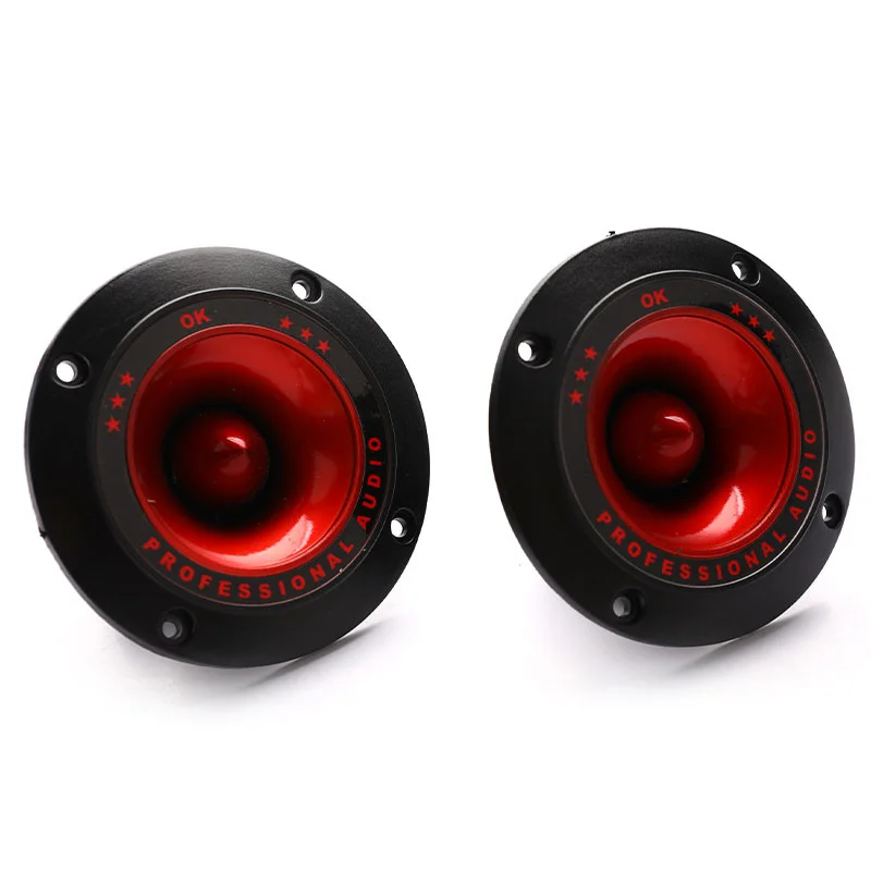 3-Inch Piezoelectric Tweeter Audio Speakers - Hi-Fi Treble Ceramic Loudspeakers, 2/4-Pack