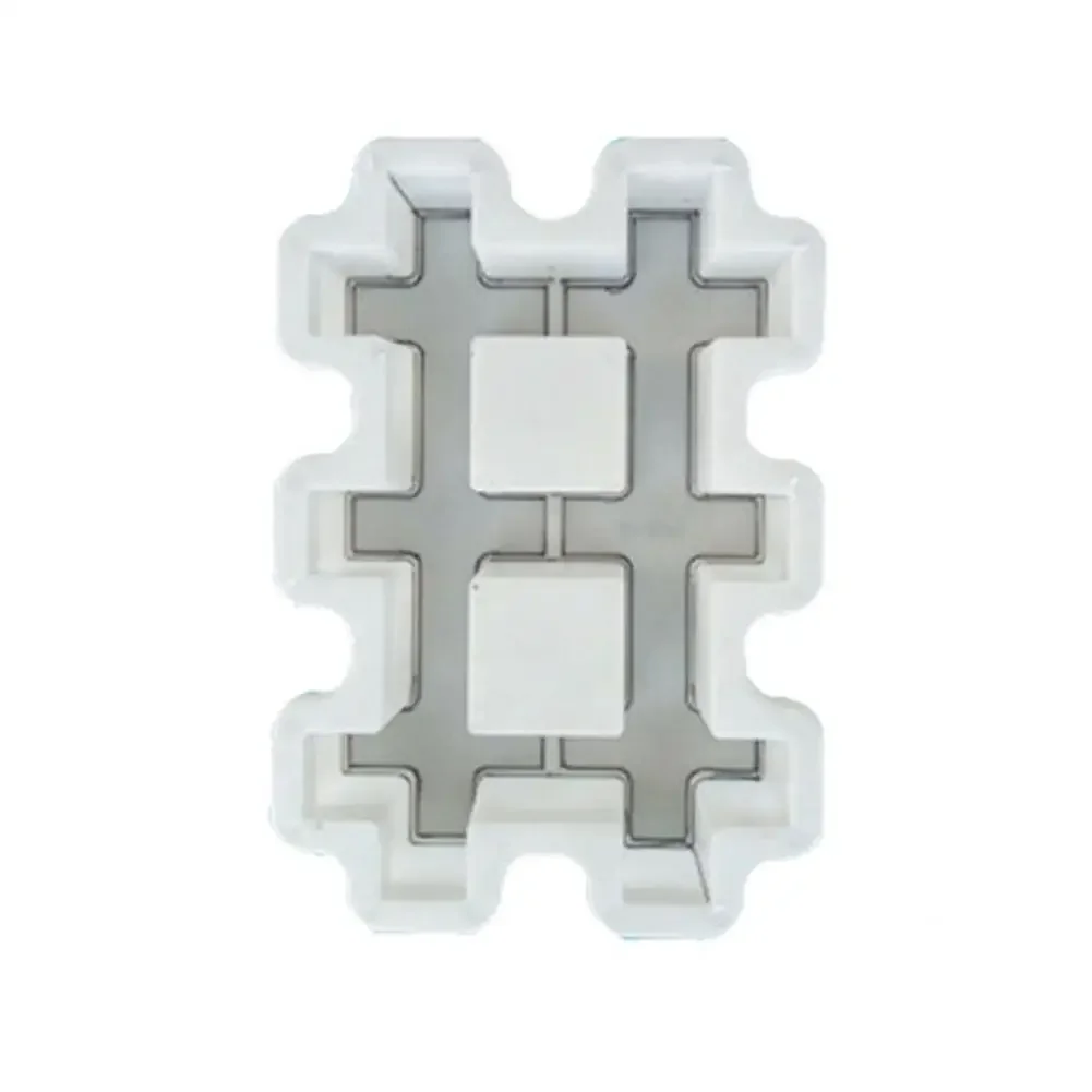 Plastic Mold Pavement Color Brick Permeable Brick Cross Shaped Parking Space Lawn Flower Bed Mold Box