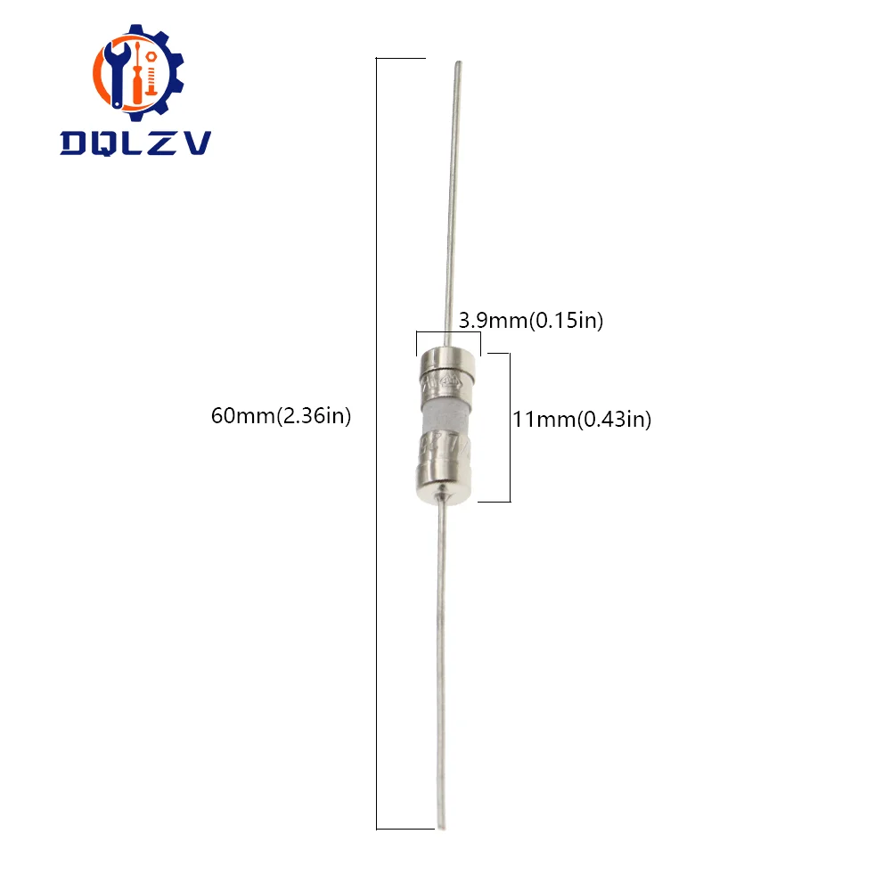 Ceramic Fuse Fast Acting Fuse One Time Fuse Tube Fuses 3.6X10MM Straight Pin Fast blow Ceramic Fuse 3.6*10mm Slow Break The Fuse Tube 250V 0.5A 1A 2A 3A 3.15A 4A 5A 6A 8A 10A 12A 15A