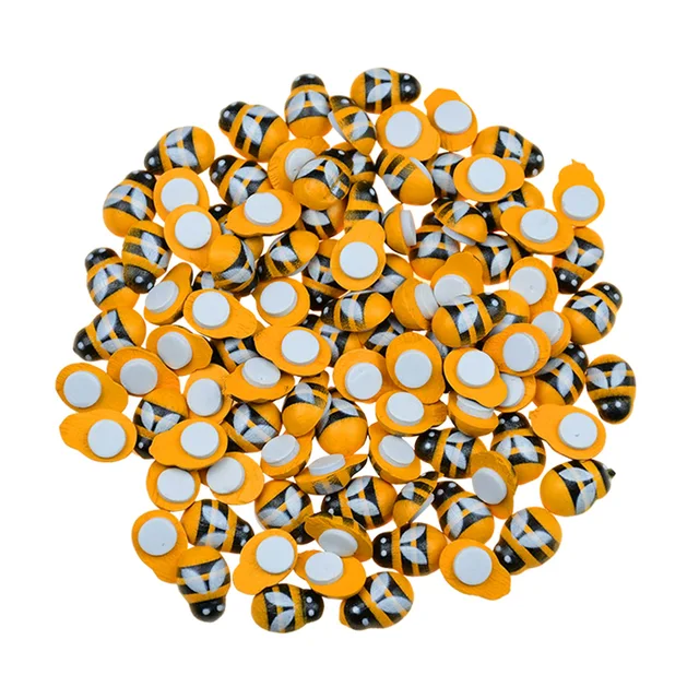 100 Darabos Mini Fa Méh Diy Kézműves Hűtőszekrény Fali Matrica Otthoni Dekoráció Esküvői Baba Zuhany Gyerekek Születésnapi Party - Image 5