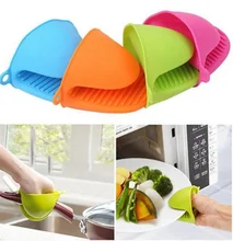 

Heat resistant silicone rubber gloves for oven, kitchen handle, pot rack and kitchen handle oven glove