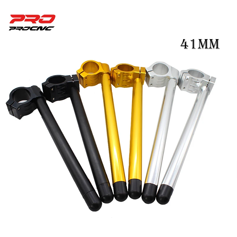 CNC Motorcycle 41mm CLIPONS Superbike Cilp on Cilp-ons Handle Bars ...