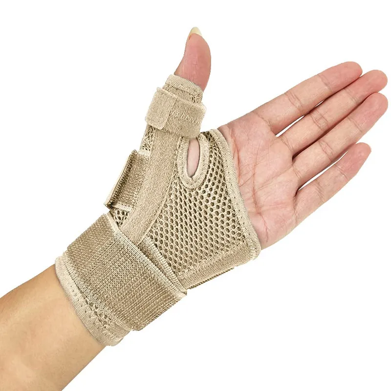 Flexible Splint Wrist Thumb Support Brace for Tendonitis Arthritis Breathable Thumb Protector Guard Fits Right and Left Hand 5