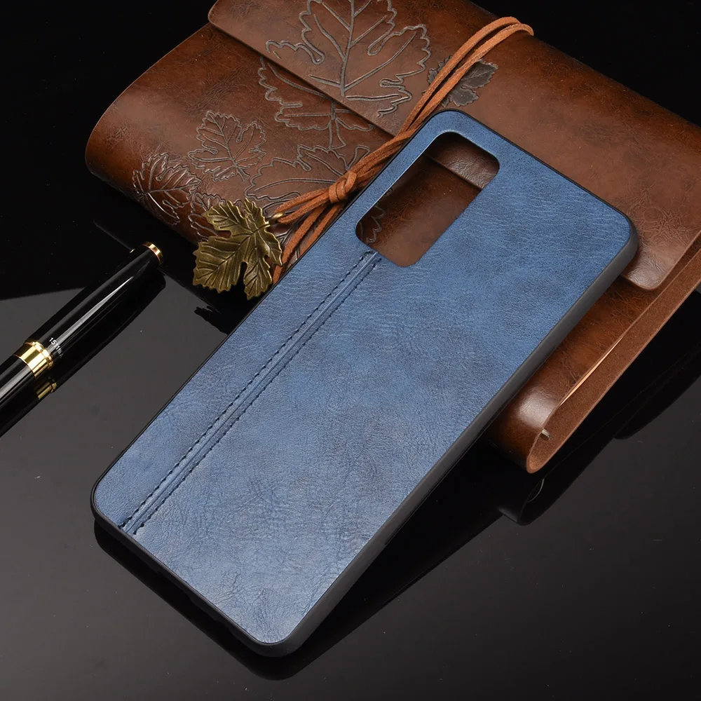 Custodia Honor Play4 Huawei Honor Play 4 Sutura Calfskin Soft Edge Custodia Rigida In Pelle Pu Per Huawei Honor Play 4 Tnnh-An00