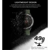 NORTH EDGE Watch for Men ALPS 45MM Outdoor Sports Swimming Metronome Compass Waterproof Carbon Fiber Case Nylon Strap Men Watch 6
