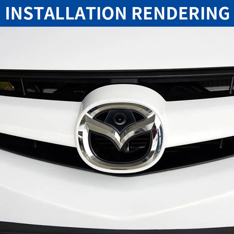 Caméra De Recul Avant CCD étanche Pour Mazda – Compatible Mazda 2,3,5,6,8,CX-7,CX-9, Vision Nocturne, Câble 6m - 3