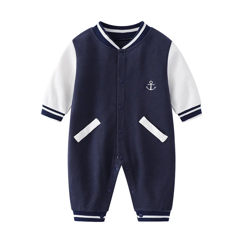 

2023 Spring Baby Boy Rompers Cotton Onesie 0 To 18 Months Newborn Clothes Long Sleeve Coverall Body Suit Overalls