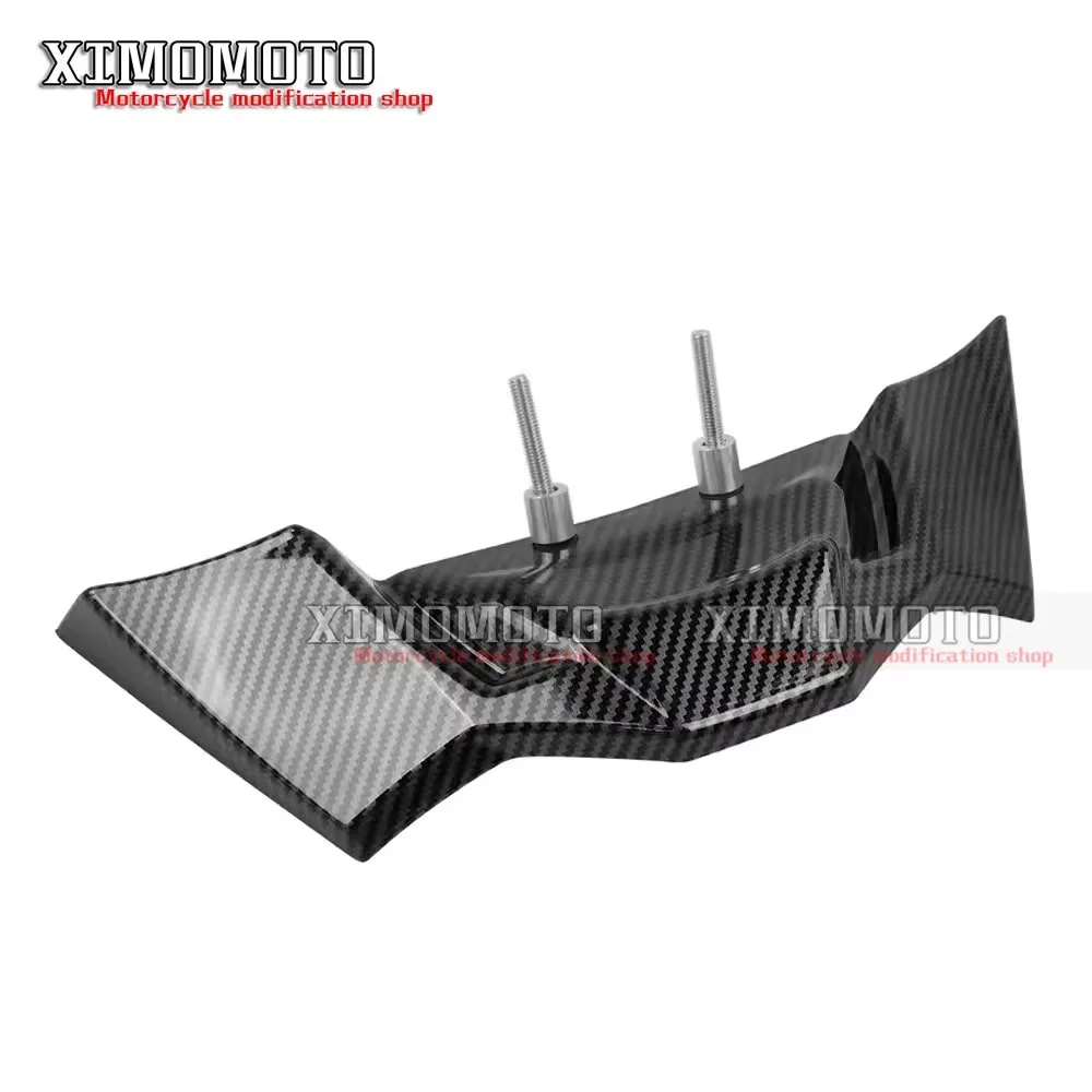 Aerodynamic Winglet Fairing for Motorcycles - Enhanced Downforce Spoiler for Naked Front
