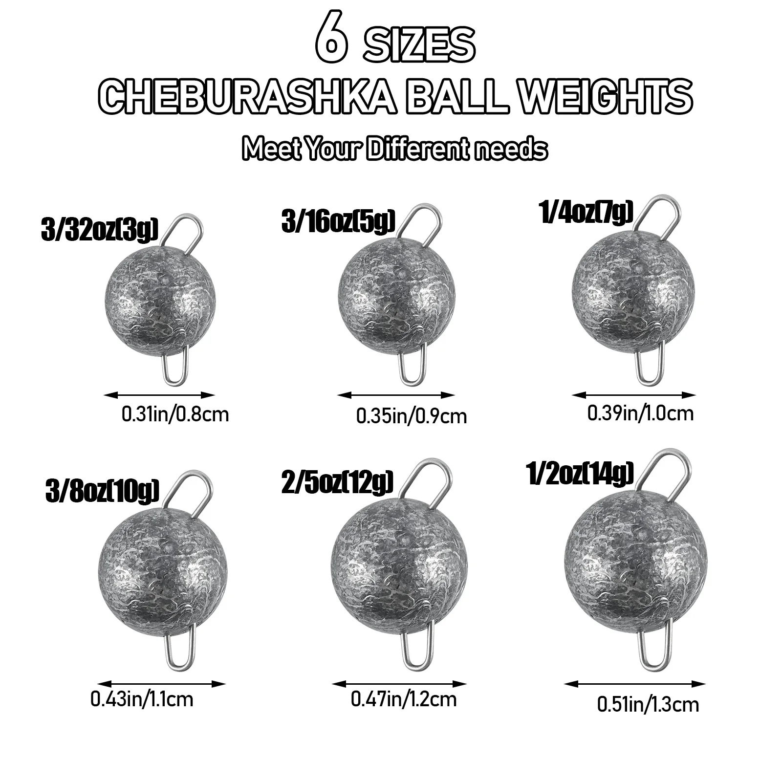 Fishing Sinker Size 10 Ball Sinker Weight Fishing Speed Clips