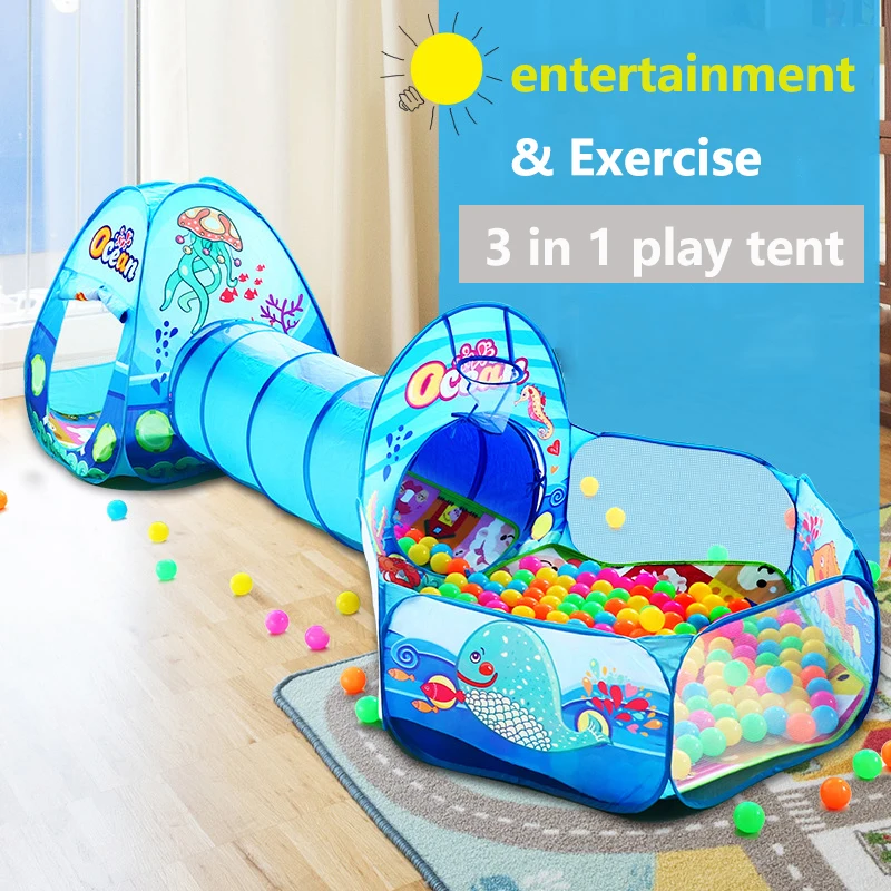 

Portable Playpen for Children Ball Pool Baby Park Children's Tent Playpen Tunnel Balls for Dry Pool Ball Pit Baby Playground