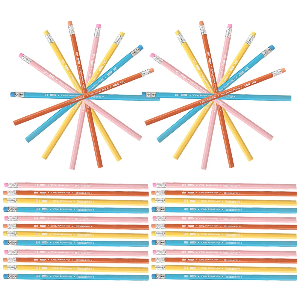 

48 шт., портативные карандаши с ластиком