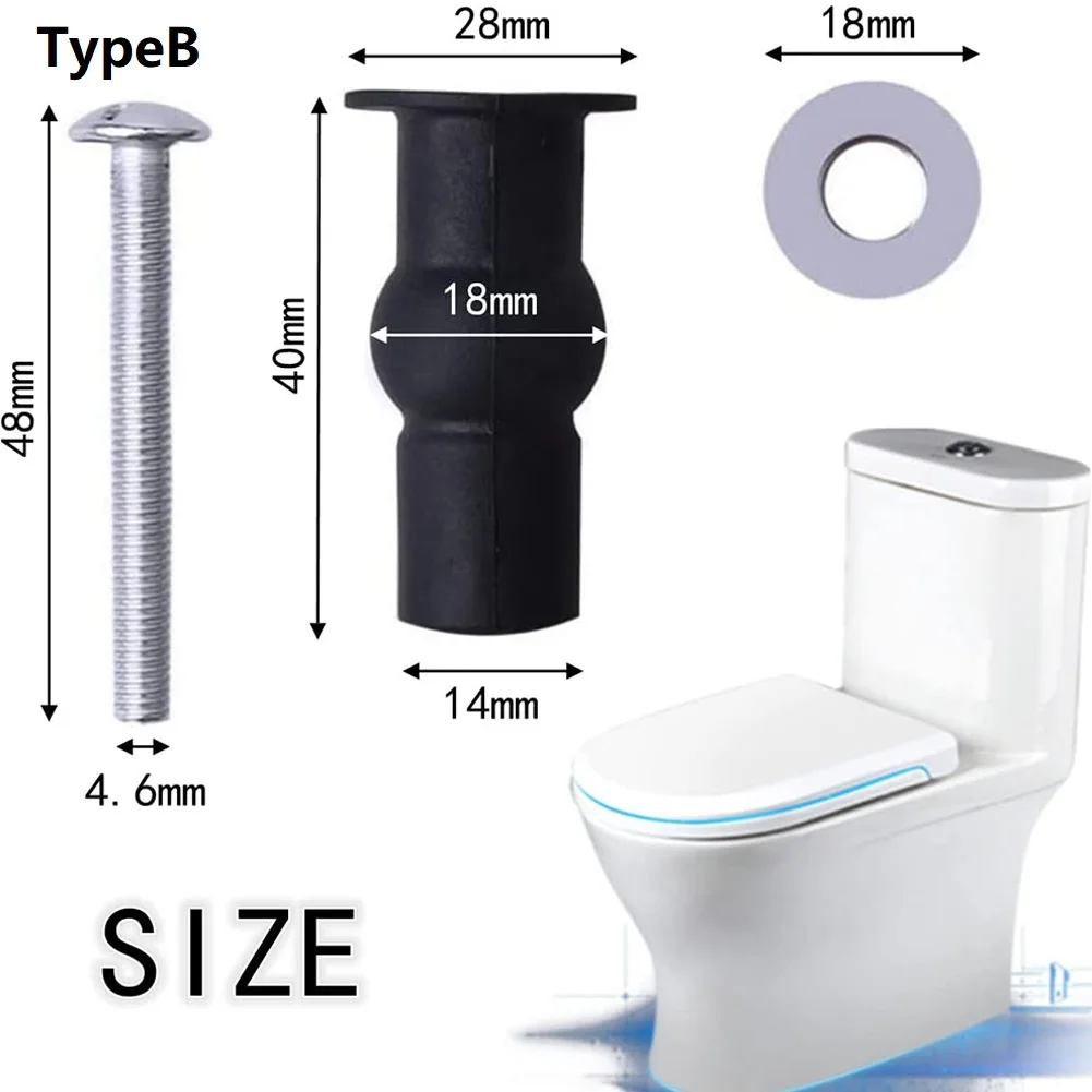 Toilet seat screws Nut cover Lid top Fixing blind hole Fitting kits Bathroom accessories Replacement 4/2pcs toilet seat accessories
