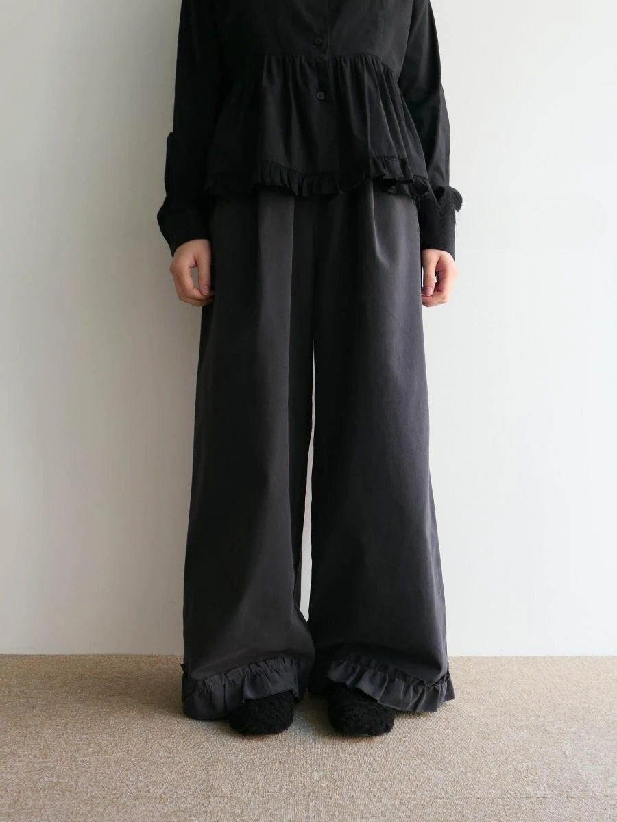 KUSAHIKI Retro Street Causal Irregular Two Piece Detachable Spicy Girl Skirt Pants 5