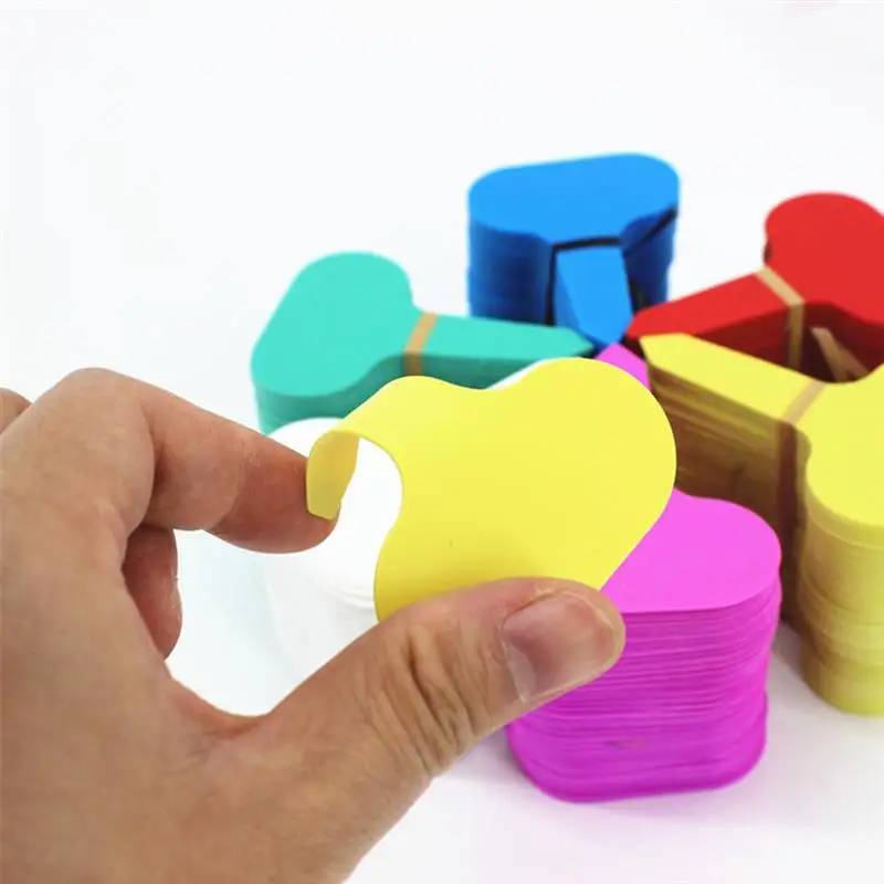 100Pcs Garden Seedling Label Flowers Markers Sorting Tag Gardening Plaques Plants PVC Plate Board Labels Accessories 