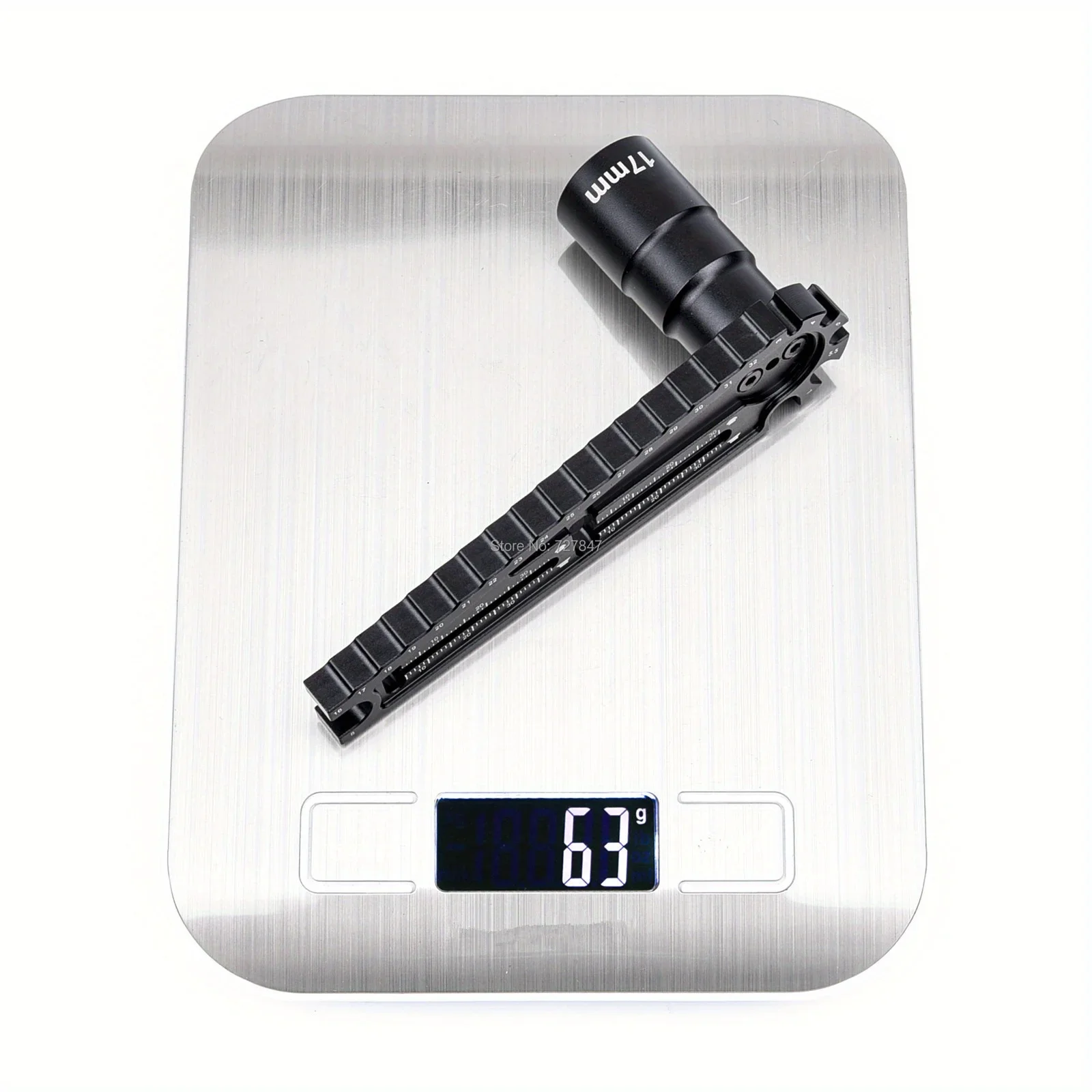 Outil RC 17mm/8mm écrou hexagonal + règle de secousse aluminium