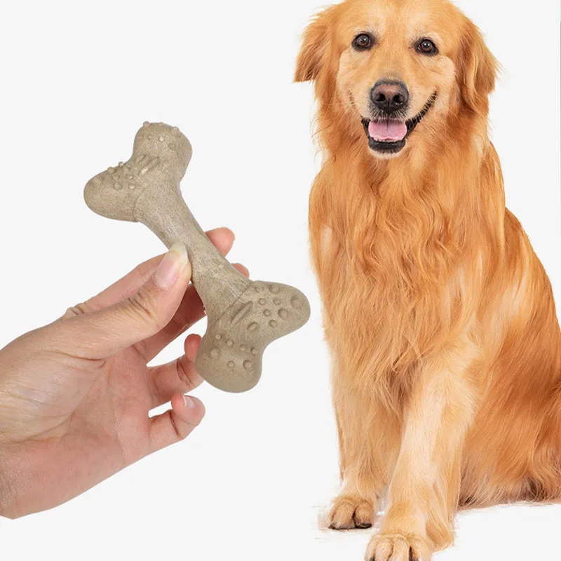 

Bone Shape Dogs Toy, Beef Flavor, Nearly Indestructible Toys, Small, Large Dogs, Pet Chew, Bite Resistant, Training Product