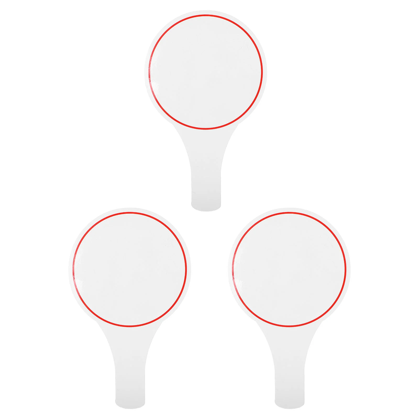 

Double Sided Dry Erase Paddles Handheld Dry Erase Paddle Quick Response White Board Games Scoreboard Quick Response Board