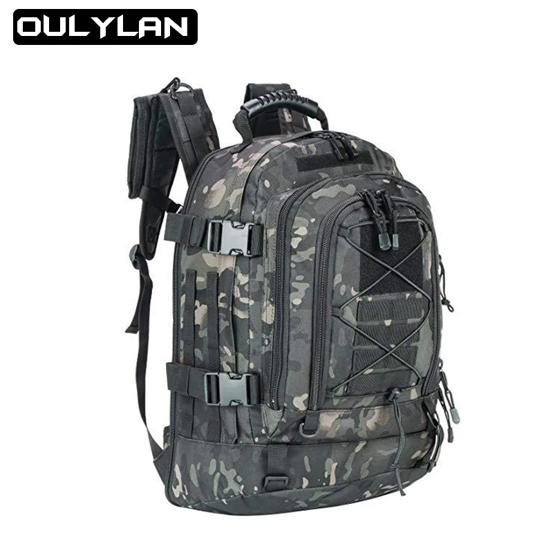 

Outdoor Tactical Backpack Men Army Fan Hiking Camping Hunting Bag 1000D Nylon Waterproof Large Multifunctiona Capacity Backpack