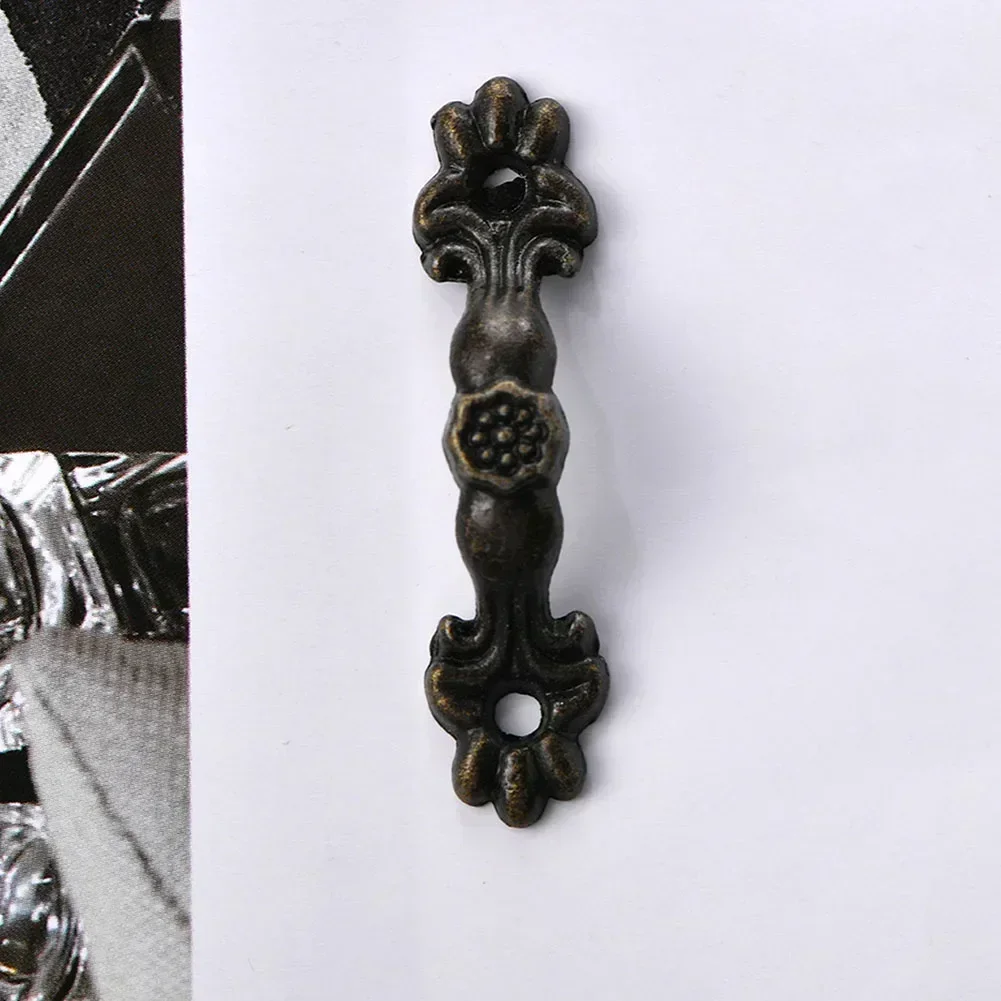 Jewelry Boxes Handles Antique Bronze Wardrobes door Handles Zinc Alloy Drawer Decorative 10 pcs