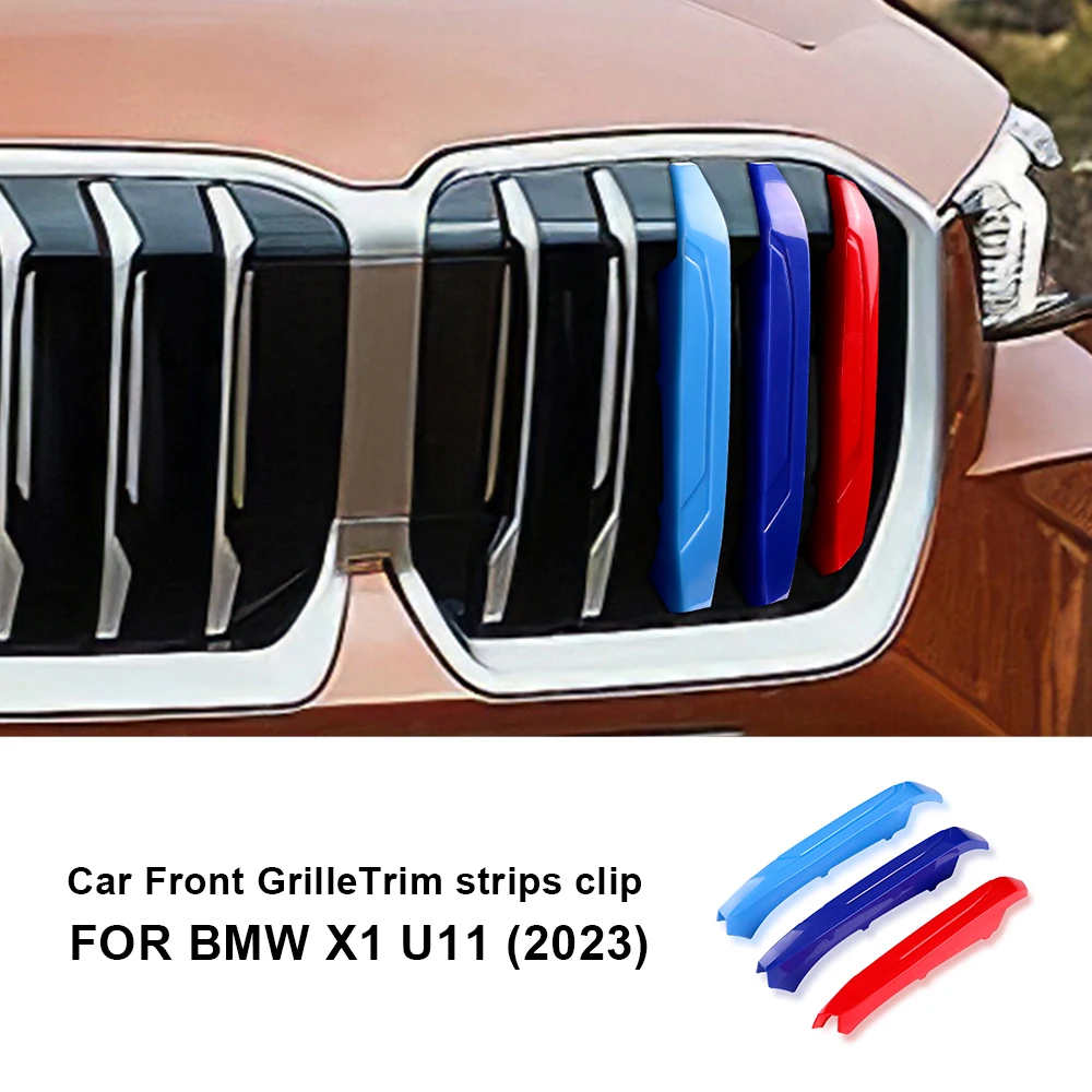 Car Front Bumper Kidney Grills For BMW X1 U11 2023+ 18d 20i 23i 25i 30e  Racing Grille Glossy Black Single Line Auto Accessories - AliExpress