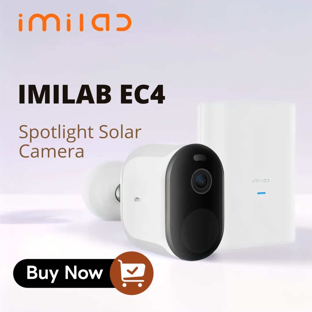 IMILAB EC4 Camera Outdoor Video Surveillance 2.5K HD IP WiFi Web Cam Wireless Smart Home Yard Security Protection CCTV Monittor