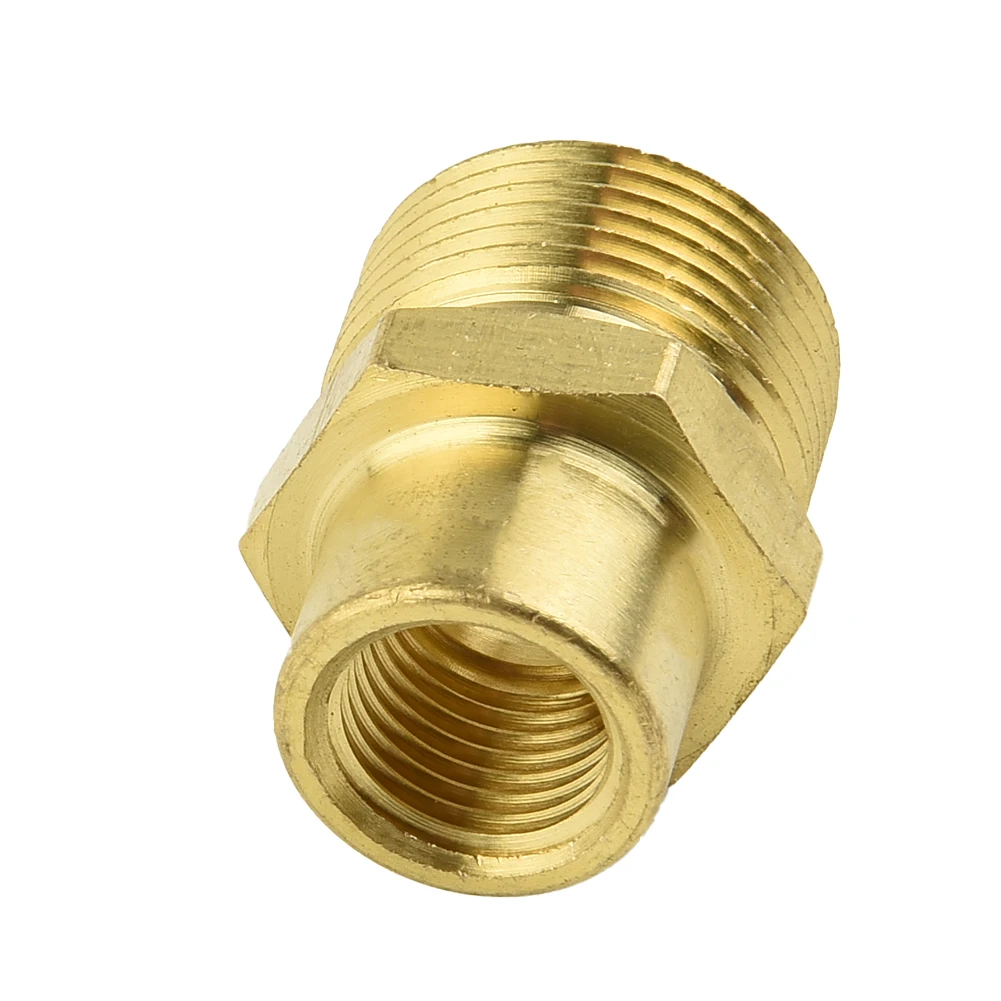 

Brand New Durable High Quality Brass Adapter Tool Parts Energy Saving M22 X 1/4\" NPT Female Plug Quick Connection