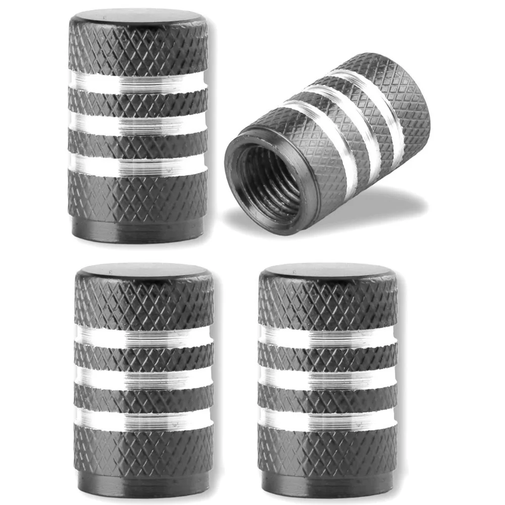 Aluminum Alloy Waterproof Tire Valve Stem Caps - Universal Fit