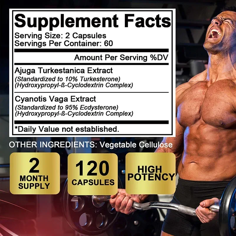 Turcosterone&Ecdysterone-Improves Exercise Endurance,High Intensity Exercise Supplementation,Muscle Mass and Lean Muscle Mass