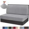 Stretch Jacquard  RV Dinette Cushion Cover Animal Protection Washable Loveseat RV Camper Car Bench Seats Restaurant Slipcovers 1