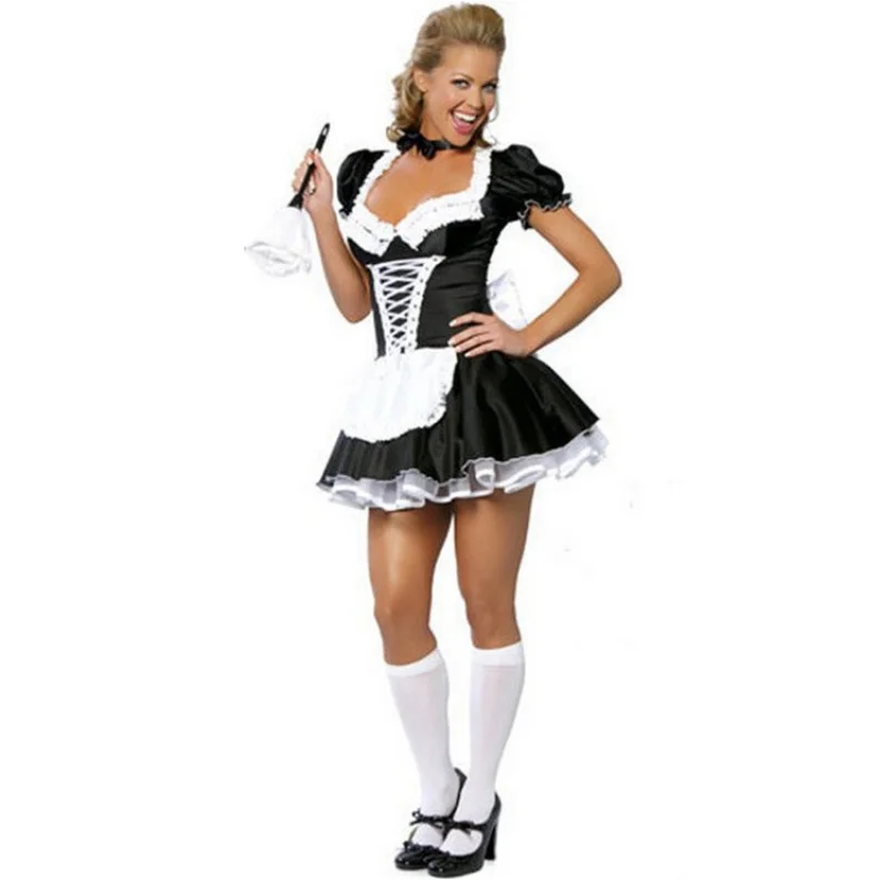 

M-3XL Foreign Trade Exported to Europe and America Role Playing Maid Ware Game Uniform Sexy Maid Costume Costumes