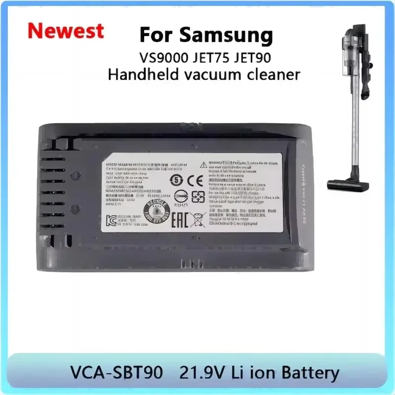 Vacuum Cleaner Battery 4000mAh 21.6V VCA-SBT90 VCA-SBT90E DJ96-00221A for Samsung VS9000 Jet VS70 Jet90 Jet75 rechargeable battery vacuum cleaner battery