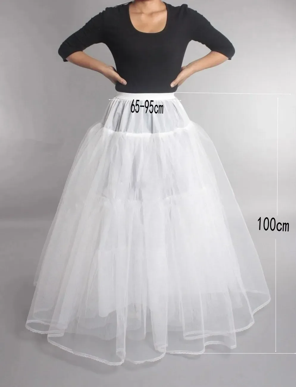Puffy Petticoat 6 Rings For Wedding Dress Ball Gown Mermaid A-Line Dresses Elastic Band Adjustable Waist Crinoline Underskirt wedding underskirt wedding petticoat petticoat underskirt petticoat skirt