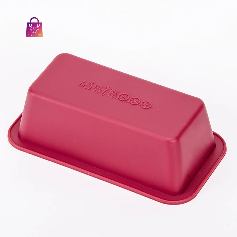 Non-stick Silicone Mini Loaf Pan - Easy Release Rectangle Baking