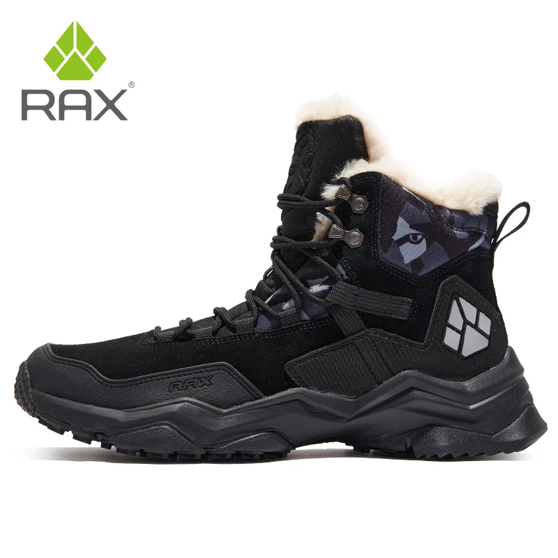 Trekking Shoes Rax Snow Boots RAX Hiking Boots Men Waterproof