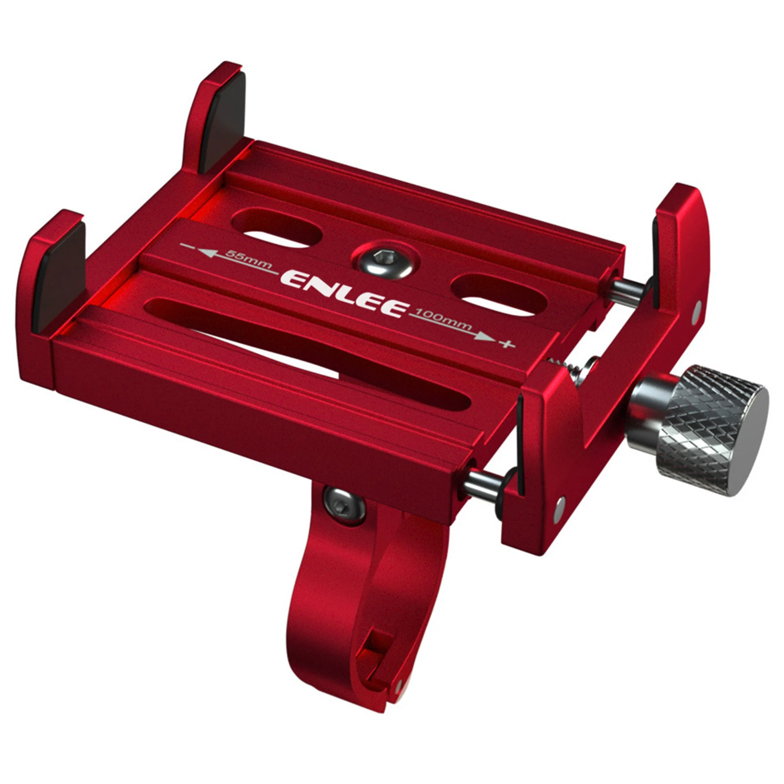 

Versatile Bike Phone Stand Compatible with 4 7 inch Phones Securely Hold 360 Degree Swivel Design Aluminium Alloy Material