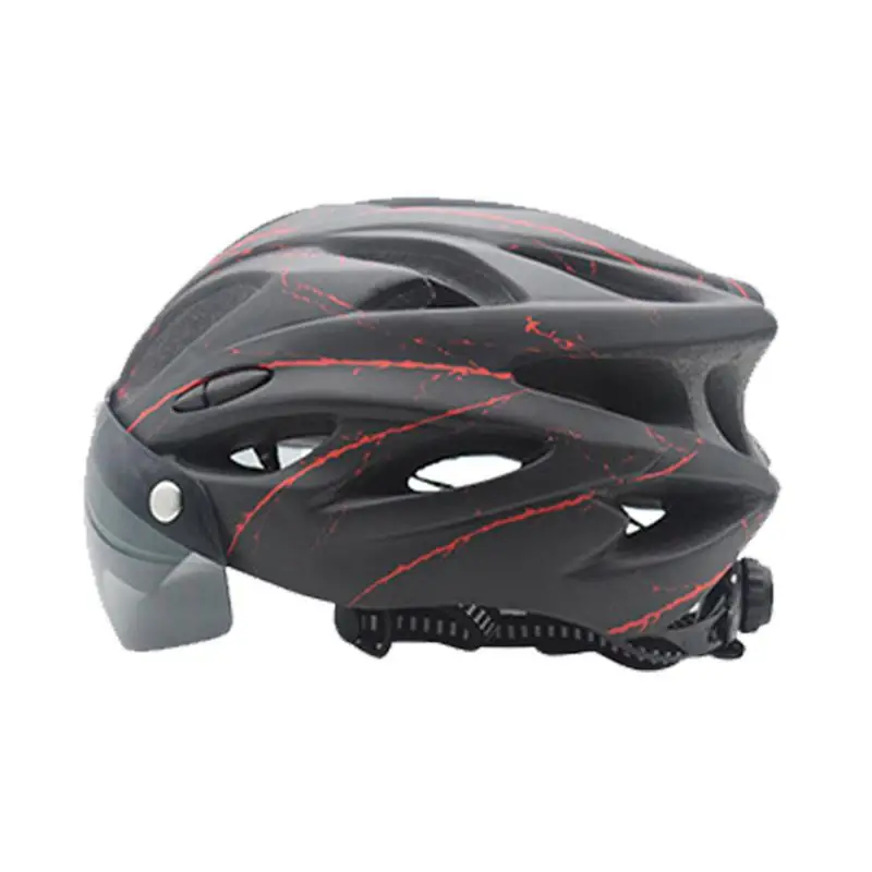 

Bike Helmets For Men Women Adult Helmets With Detachable Magnetic Goggles Motorcycle Bicycle Helmets With Detachable Magnetic