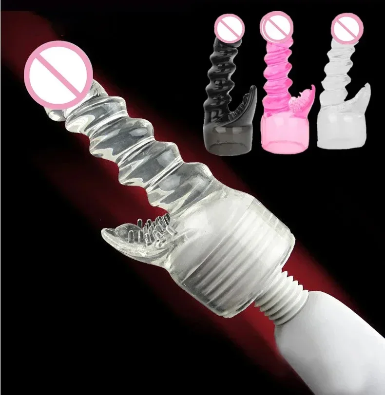 Av Vibrator Kopf bedeckung Dildo G-Punkt Vagina Stimulator weibliche Mastur bator Zauberstab Kopf bedeckung Sexspielzeug für Frauen erotische Produkte 1