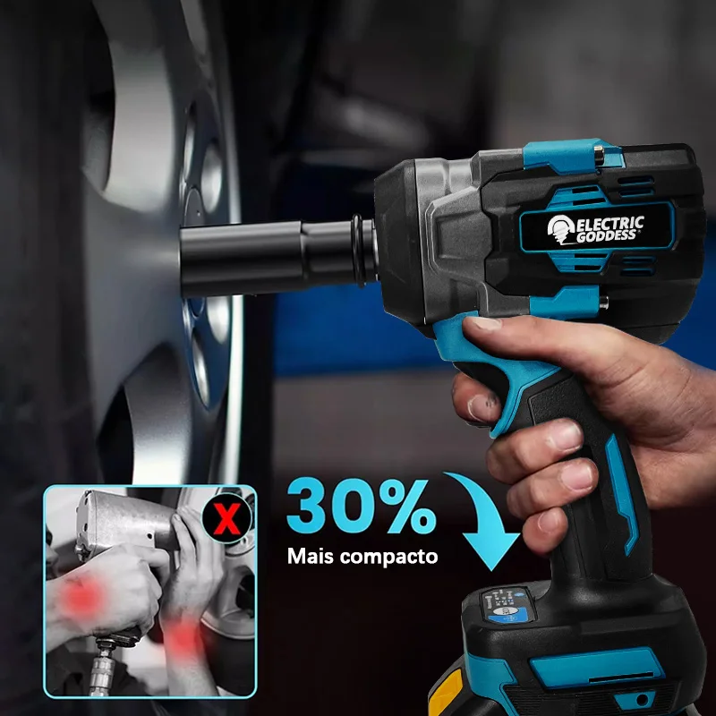 EGOD 1/2'' Brushless Electric Wrench Set High Power Loose