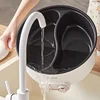 220V Yuanyang Electric Hot Pot Home Large Capacity 2 Gear Adjust Electric Wok Double Soup Pot Electric Cook Pot 4~5 People 6L 5